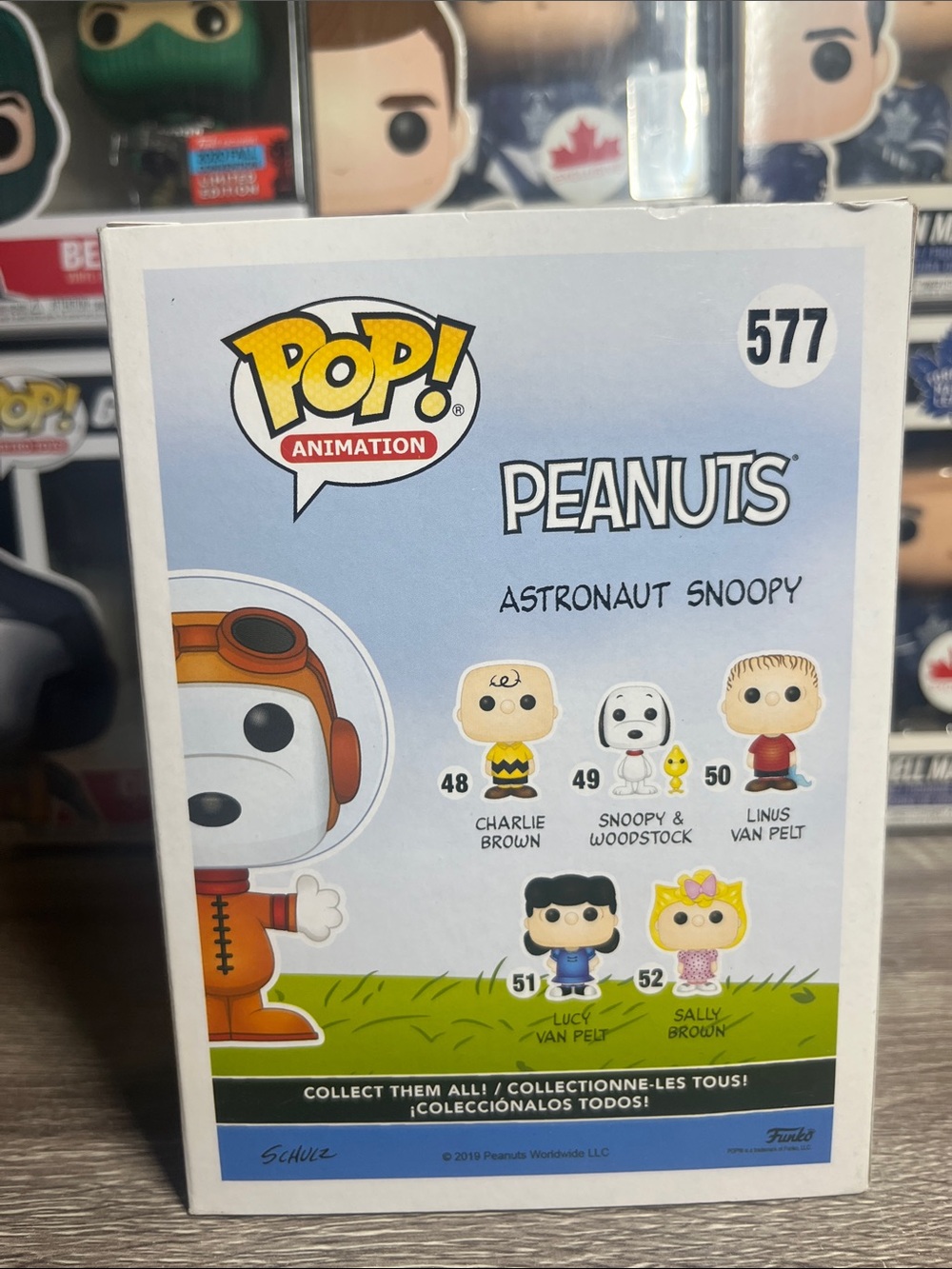 Funko Peanuts Astronaut Snoopy - Orange, White, Black - Picture 4 of 6